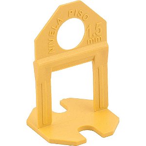 Espaçador e nivelador para piso 1,5mm amarelo VONDER