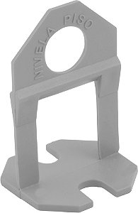 Espaçador e nivelador para piso 4,0mm cinza VONDER