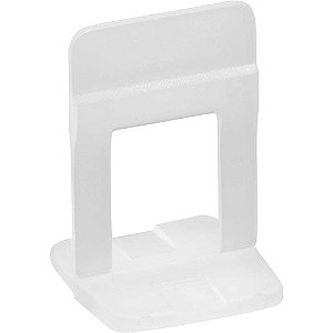Espaçador nivelador para pisos cerâmicos e porcelanatos Slim 1,5mm pacote com 100 peças 61535 CORTAG