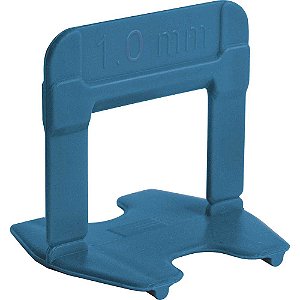 Espaçador nivelador para pisos azul Eco 1mm caixa com 500 peças 62404 CORTAG
