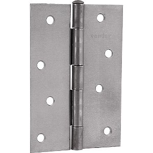 Dobradiça para porta 4" em ferro polido VONDER - 24 unidades