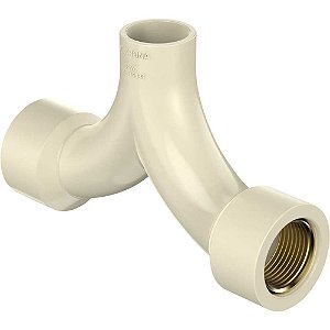 Tê misturador RF em CPVC Ultraterm 22mm x 3/4" 1370 KRONA - 10 unidades