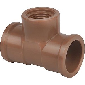 Tê soldável LR 32mm x 3/4" 496 KRONA - 10 unidades