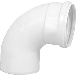 Curva de 90° para esgoto curta DN 100 602 KRONA - 10 unidades
