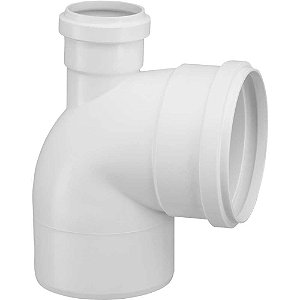 Joelho 90° com visita para esgoto DN 100 x DN 50 622 KRONA - 10 unidades
