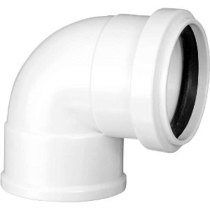 Joelho 90° para esgoto com anel DN 40 x DN 40 623 KRONA - 25 unidades