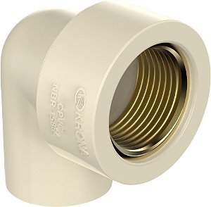 Joelho 90° transição RF 15mm x 1/2" 1350 KRONA - 10 unidades