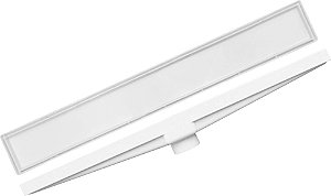 Ralo linear invisível modelo seco branco 50cm 20102125 PLASTILIT