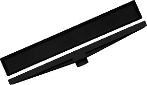 Ralo linear invisível modelo seco preto 50cm 20102128 PLASTILIT