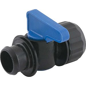 Registro inicial para mangueira de irrigação 1" IMPLEBRAS IRRIGAÇÃO - 6 unidades