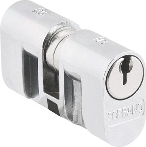 Cilindro para fechadura externa (aliança) com 48mm em zamac SOPRANO