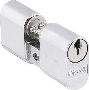 Cilindro para fechadura externa (Stam) com 60mm em zamac SOPRANO