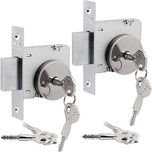 Trava de segurança com tetrachave (par) modelo 1004 ABNT STAM