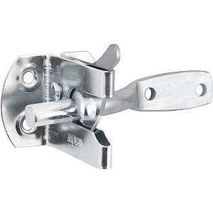 Fecho automático para portão zincado encartelado VONDER