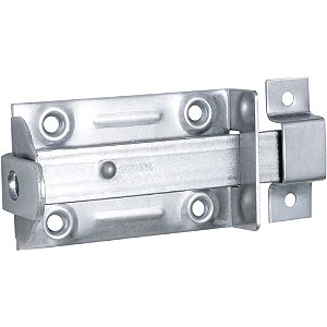 Fecho chato com porta-cadeado 3" - 76,2mm zincado encartelado VONDER
