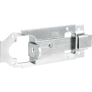 Fecho chato com porta-cadeado 5" - 127mm zincado encartelado VONDER