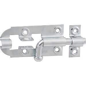 Fecho redondo 2.1/2" 63,5mm zincado VONDER - 12 unidades