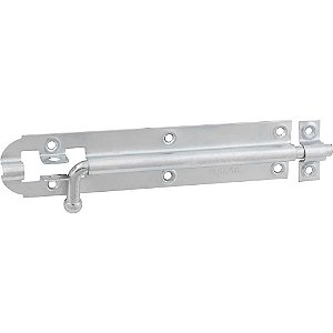 Fecho redondo 6" 152mm zincado encartelado VONDER