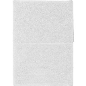 Feltro autoadesivo branco retangular 95mm x 68mm VONDER