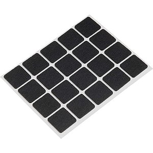 Feltro autoadesivo preto quadrado 22mm VONDER