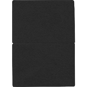 Feltro autoadesivo preto retangular 95mm x 68mm VONDER