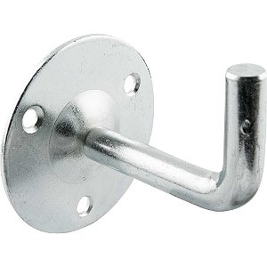 Suporte para corrimão redondo tipo gancho 1/2" zincado VONDER