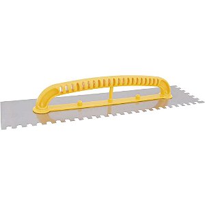 Desempenadeira de aço dentada 120mm x 480mm VONDER