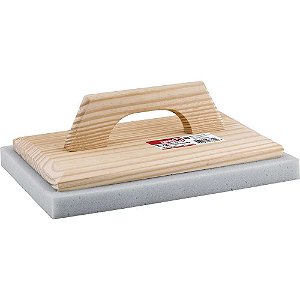 Desempenadeira de madeira com espuma 200mm x 300mm NOVE54