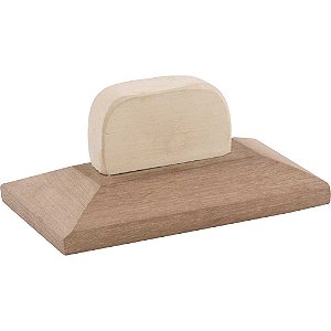 Desempenadeira de madeira para acabamento 125mm x 75mm VONDER - 12 unidades