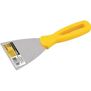 Espátula de aço inox 8cm com cabo plástico VONDER