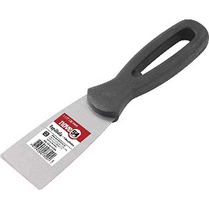 Espátula de aço 1.1/2" - 38mm com cabo plástico NOVE54