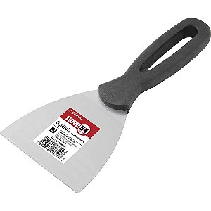 Espátula de aço 3" - 76mm com cabo plástico NOVE54
