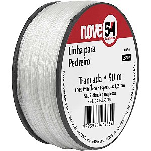 Linha para pedreiro trançada com 50m NOVE54