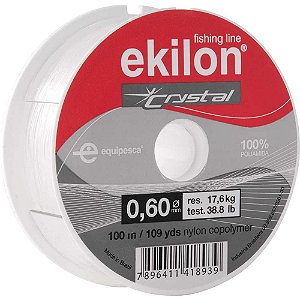Linha para pesca 0,60mm x 100m branca EKILON