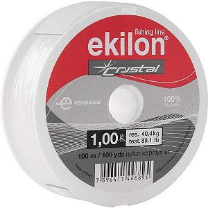 Linha para pesca 1,00mm x 100m branca EKILON