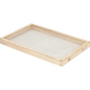 Peneira retangular 40cm x 60cm malha 05 MOMFORT