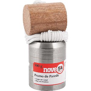 Prumo de metal para parede 500g NOVE54