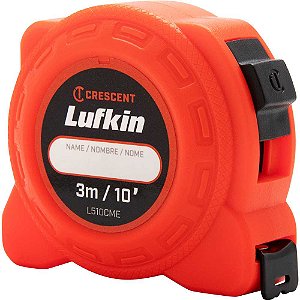 Trena curta com trava 3m x 12,5mm display com 12 peças L-510CMED LUFKIN