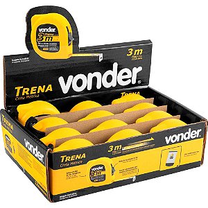 Trena curta de aço 3m x 12,5mm caixa com 12 VONDER