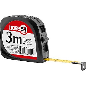 Trena curta de aço 3m x 12,5mm hobby NOVE54