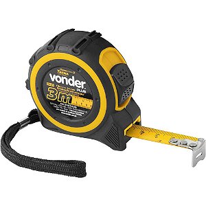 Trena curta de aço 3m x 16mm VONDER PLUS