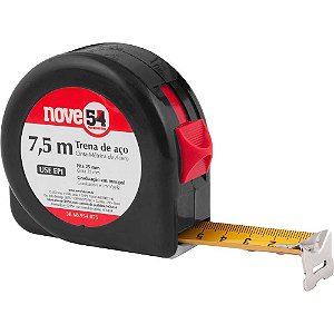 Trena curta de aço 7,5m x 25mm NOVE54