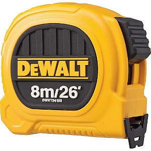 Trena curta de aço 8m x 25mm DWHT34193L DEWALT