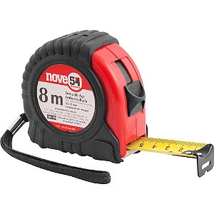 Trena de aço emborrachada 8m x 25mm NOVE54