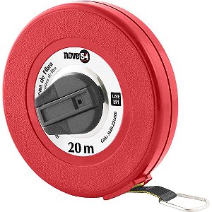Trena de fibra longa caixa fechada com 20m NOVE54
