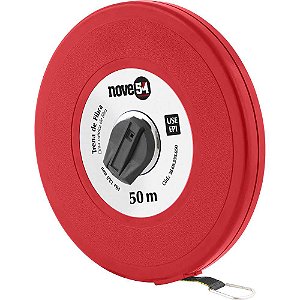 Trena de fibra longa caixa fechada com 50m NOVE54