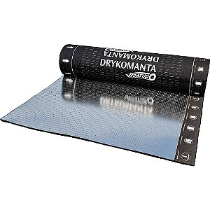 Manta asfáltica aluminizada 1m x 10m 3mm POLIALUM DRYKO
