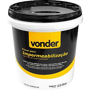 Primer para impermeabilização 3,6 litros VONDER