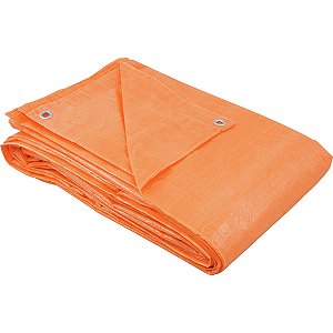 Lona de polietileno laranja 3m x 3m NOVE54