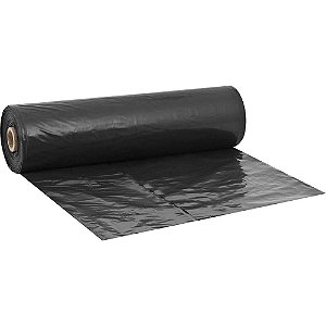 Lona plástica preta 10m x 50m 75kg LONAX
